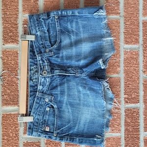 Big Star Sweet style raw hemmed shorts size 30